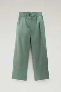 Nohavice Woolrich Poplin Pant Sage