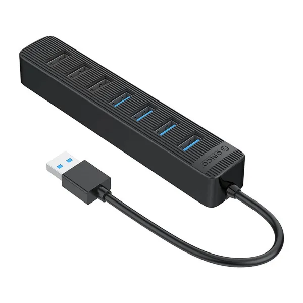 Orico TWU32-4A HUB adaptér USB 3.1 - USB 3.1 / 3x USB 2.0 / USB-C, čierny