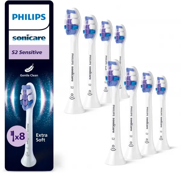Philips Sonicare Sensitive HX6058/87 náhradné hlavice na zubnú kefku 8 ks