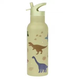 A Little Lovely Company - antikorová fľaša na pitie, 500 ml - dinosaury