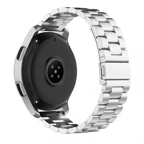 BStrap Stainless Steel remienok na Huawei Watch GT/GT2 46mm, silver (SHU003C02)