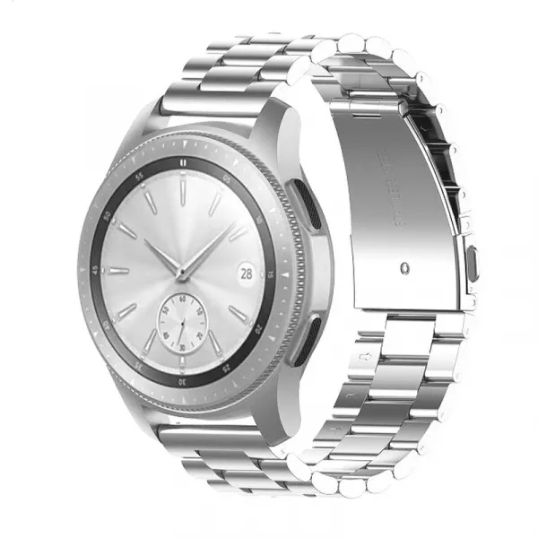 BStrap Stainless Steel remienok na Huawei Watch GT/GT2 46mm, silver (SHU003C02)
