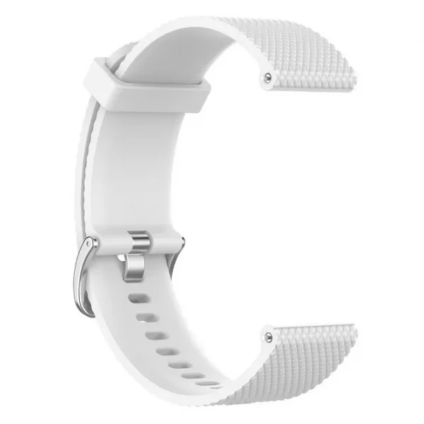 BStrap Silicone Land remienok na Garmin Vivoactive 4, white (SGA006C03)