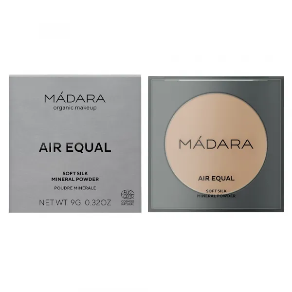 MÁDARA AIR EQUAL Hodvábny minerálny púder, #1 FAIR