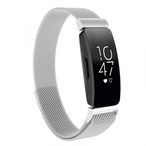 BStrap Milanese (Small) remienok na Fitbit Inspire, silver (SFI004C08)