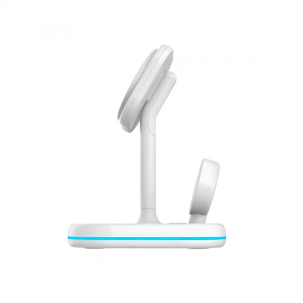 Tech-Protect A27 MagSafe bezdrôtová nabíjačka na mobil / Apple Watch / Airpods, biela