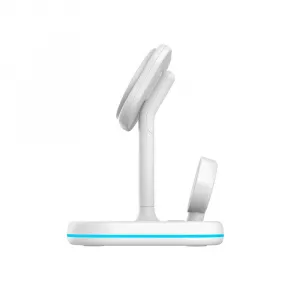 Tech-Protect A27 MagSafe bezdrôtová nabíjačka na mobil / Apple Watch / Airpods, biela