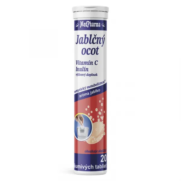 MedPharma JABLČNÝ OCOT+INULÍN+VIT.C