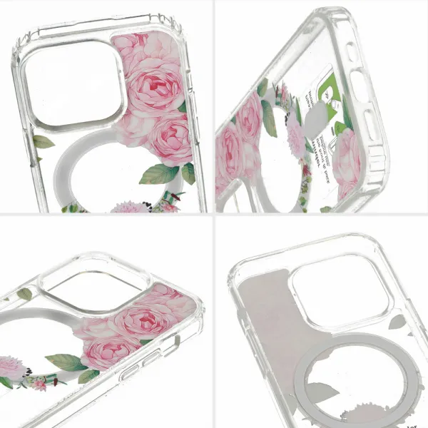 MG Flower MagSafe kryt na iPhone 11, pink flower
