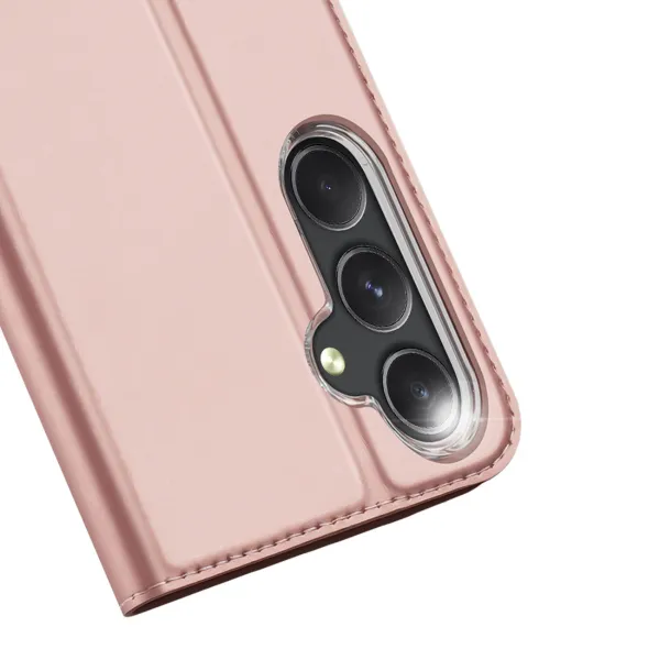 Dux Ducis Skin Pro knižkové puzdro na Samsung Galaxy S23 FE, ružové