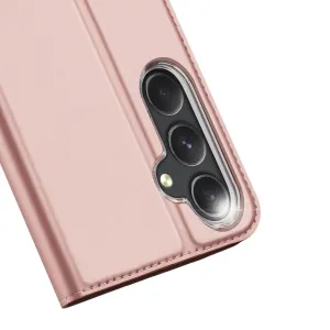 Dux Ducis Skin Pro knižkové puzdro na Samsung Galaxy S23 FE, ružové