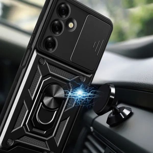 Tech-Protect Camshield kryt na Samsung Galaxy M35 5G, čierny