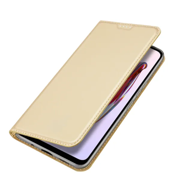 Dux Ducis Skin Pro knižkové puzdro na Xiaomi Redmi 11A / Poco C55 / Redmi 12C, zlaté