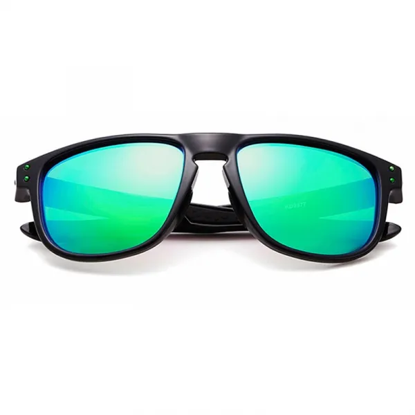 KDEAM Enfield 2 slnečné okuliare, Black / Green (GKD010C02)