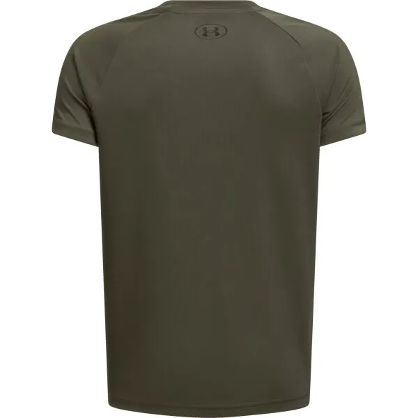 Under Armour TECH 2.0 Chlapčenské športové tričko, tmavo zelená, veľkosť M