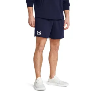 Under Armour RIVAL TERRY 6IN Pánske kraťasy, tmavo modrá, veľkosť M