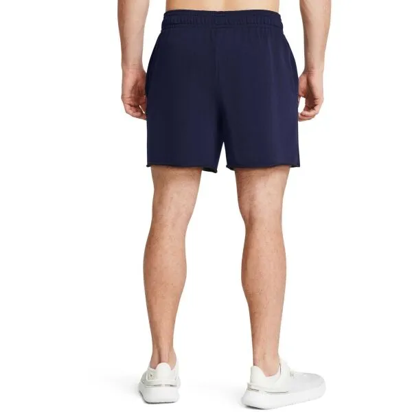 Under Armour RIVAL TERRY 6IN Pánske kraťasy, tmavo modrá, veľkosť M