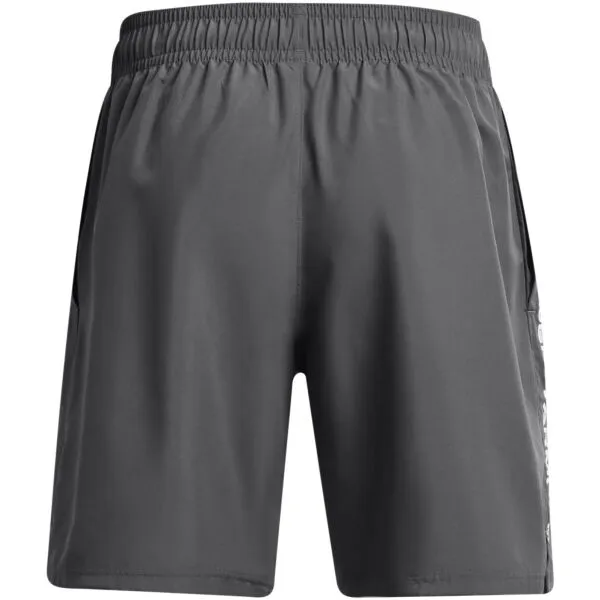 Under Armour WOVEN WORDMARK Pánske krátke nohavice, sivá, veľkosť