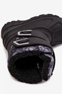 Detské snehule Lee Cooper LCJ 25 10 3781 Čierne Detské topánky