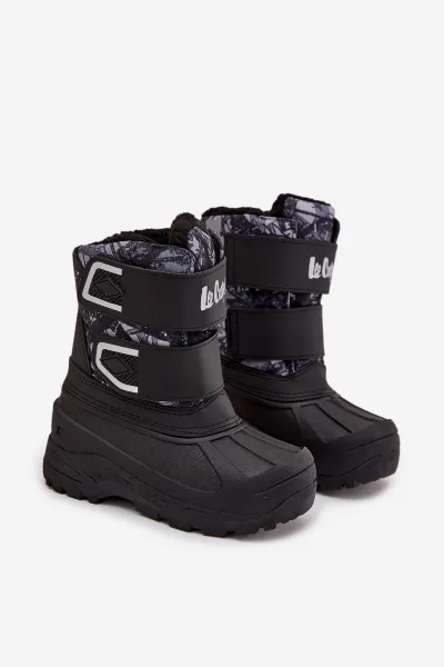 Detské snehule Lee Cooper LCJ 25 10 3781 Čierne Detské topánky