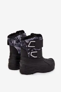Detské snehule Lee Cooper LCJ 25 10 3781 Čierne Detské topánky