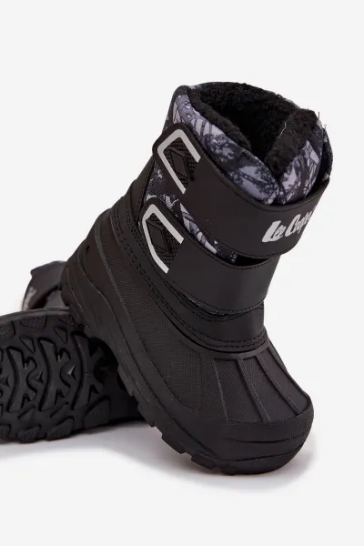 Detské snehule Lee Cooper LCJ 25 10 3781 Čierne Detské topánky