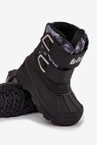 Detské snehule Lee Cooper LCJ 25 10 3781 Čierne Detské topánky
