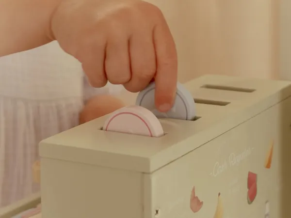 LITTLE DUTCH Pokladňa so skenerom a čítačkou kariet drevená