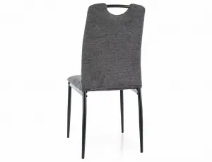 Signal Jídelní židle Rip Brego šedá/černá