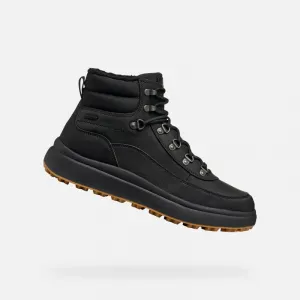 Pánske členkové zimné topánky GEOX Granito + GRIP B A M black