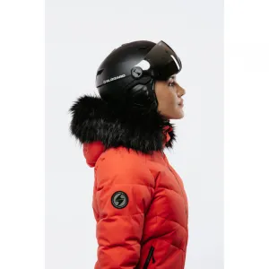 Dámska lyžiarska bunda s kapucňou BLIZZARD W2W Ski Jacket Lavarone, hot coral
