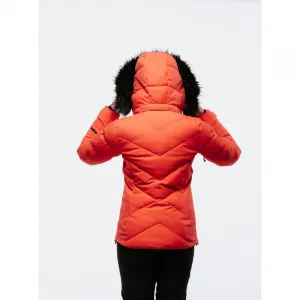 Dámska lyžiarska bunda s kapucňou BLIZZARD W2W Ski Jacket Lavarone, hot coral
