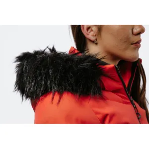 Dámska lyžiarska bunda s kapucňou BLIZZARD W2W Ski Jacket Lavarone, hot coral