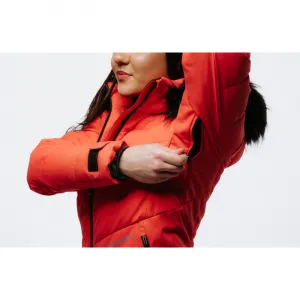 Dámska lyžiarska bunda s kapucňou BLIZZARD W2W Ski Jacket Lavarone, hot coral