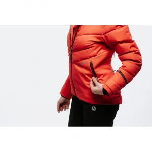 Dámska lyžiarska bunda s kapucňou BLIZZARD W2W Ski Jacket Lavarone, hot coral