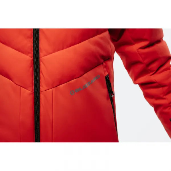 Dámska lyžiarska bunda s kapucňou BLIZZARD W2W Ski Jacket Lavarone, hot coral