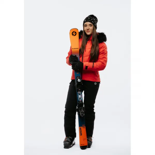 Dámska lyžiarska bunda s kapucňou BLIZZARD W2W Ski Jacket Lavarone, hot coral
