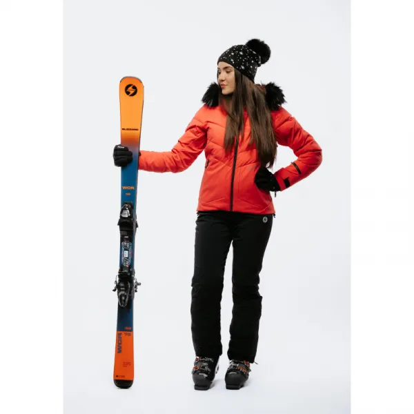 Dámska lyžiarska bunda s kapucňou BLIZZARD W2W Ski Jacket Lavarone, hot coral