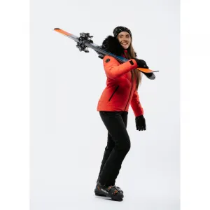 Dámska lyžiarska bunda s kapucňou BLIZZARD W2W Ski Jacket Lavarone, hot coral