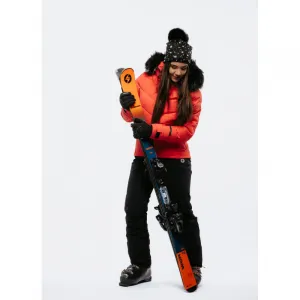 Dámska lyžiarska bunda s kapucňou BLIZZARD W2W Ski Jacket Lavarone, hot coral