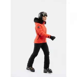 Dámska lyžiarska bunda s kapucňou BLIZZARD W2W Ski Jacket Lavarone, hot coral