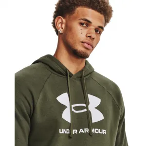 Pánska zateplená mikina s kapucňou UNDER ARMOUR UA Rival Fleece Logo HD-GRN