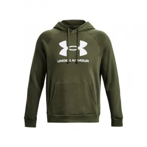 Pánska zateplená mikina s kapucňou UNDER ARMOUR UA Rival Fleece Logo HD-GRN