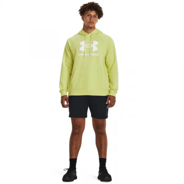 Pánska zateplená mikina s kapucňou UNDER ARMOUR UA Rival Fleece Logo HD-YLW