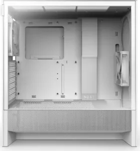 NZXT skříň H5 Flow edition / 2x120 mm fan / USB 3.0 / USB-C 3.1 / průhledná bočnice / mesh panel / bílá
