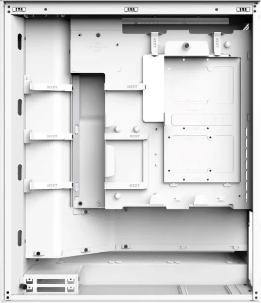 NZXT skříň H7 Flow edition / ATX / 3x 120 mm fan / USB-C / 2x USB / prosklená bočnice / mesh panel / bílá