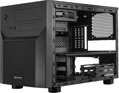 Skriňa CHIEFTEC Gamer Series / mATX Minitower, CI-02B-OP, bez zdroja, čierna