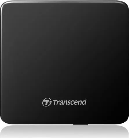 Externá DVD napaľovačka TRANSCEND slim, USB 2.0, čierna (+CyberLink Media Suite 10)