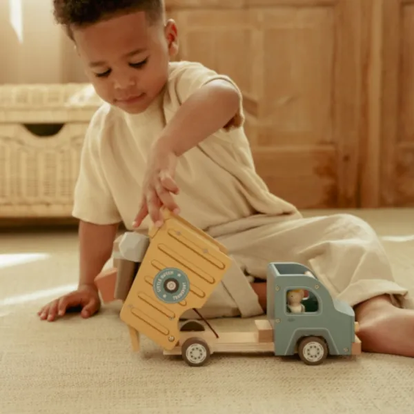 Little Dutch Drevené auto s vyklápačkou | FSC drevo