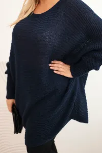 Legínovo Dámsky sveter Plus Size s moherom pončo bordový Farba: Khaki, Veľkosť: UNI